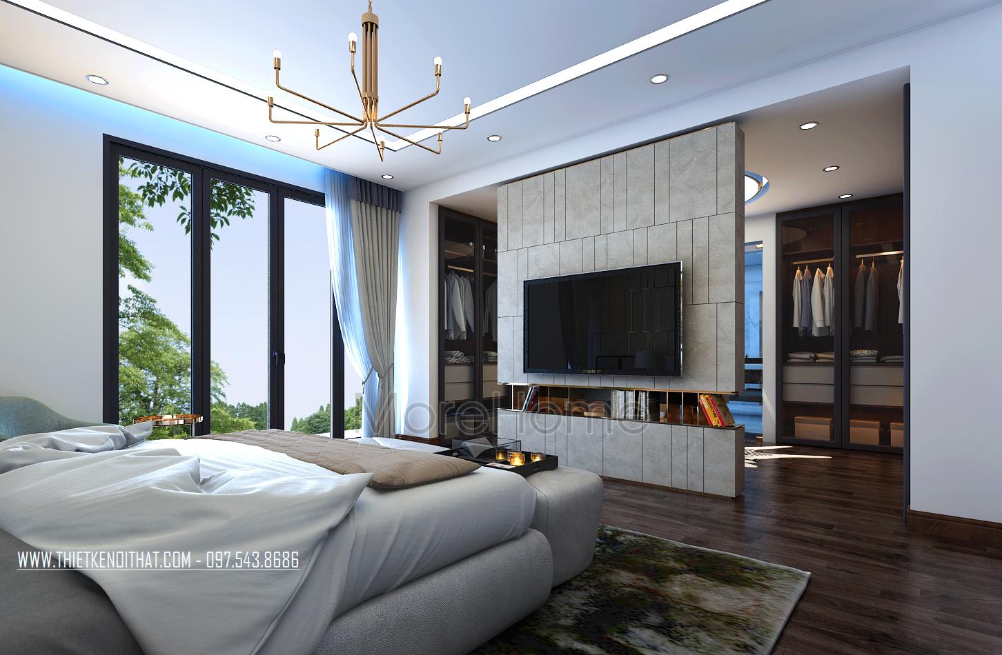 Thiết kế biệt thự Vinhomes RiverSide tân cổ điển cao cấp - Anh Thanh