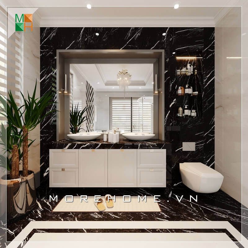 Morehome cung cấp những mẫu thiết kế nội thất nhà tắm đẹp, sang trọng và cao cấp để phù hợp với các loại căn hộ cao cấp, biệt thự và nhà phố.