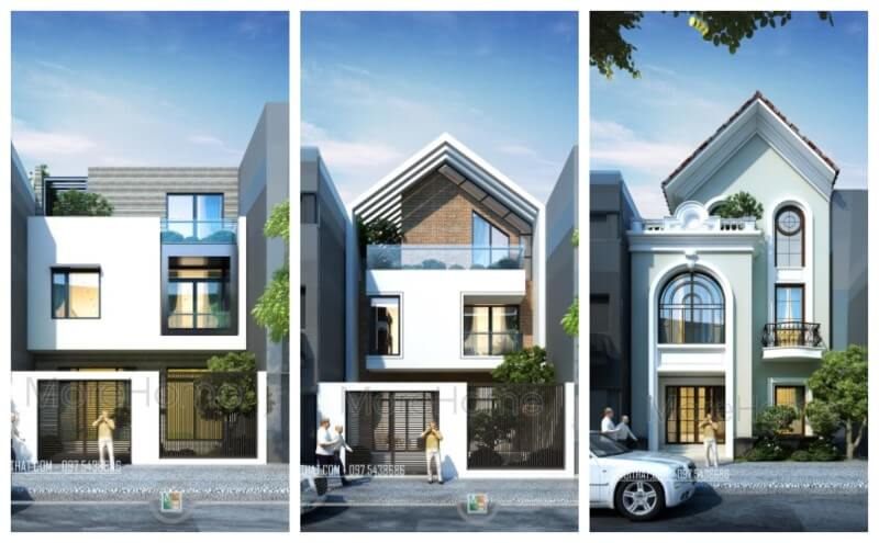 Morehome chuyên thiết kế nhà phố tại Hải Phòng với kiến trúc hiện đại, tân cổ điển, mái thái đẹp cao cấp.